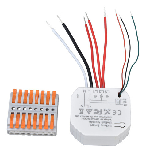 Módulo Domótico Smart Light Wifi Light Control De 3 Elemento