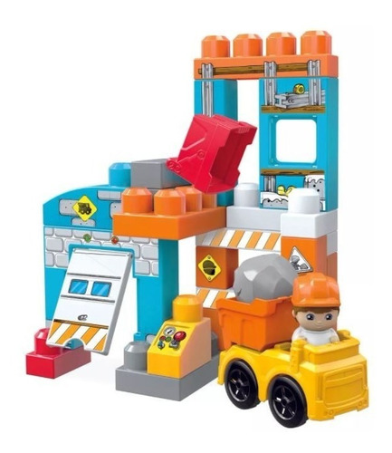 Set Obra En Construcción Bloques Mega Block 31pcs Niños Pp