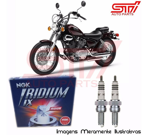 Jogo Vela Ngk Iridium Cr6hix Yamaha Xv 250s Virago 1990-2007