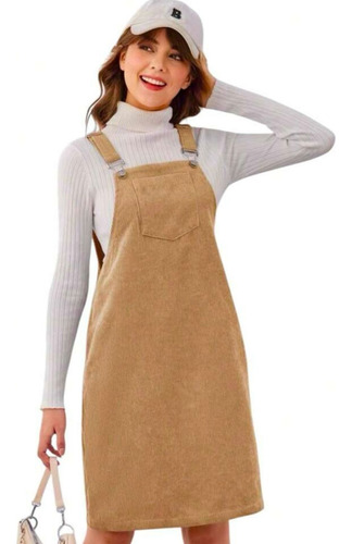 Overol Pana Unicolor Casual Camel G