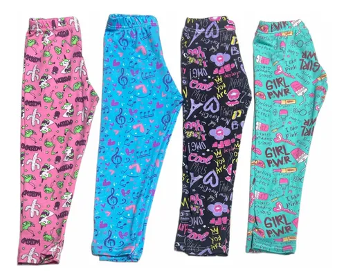 Conjunto de store licras para niñas