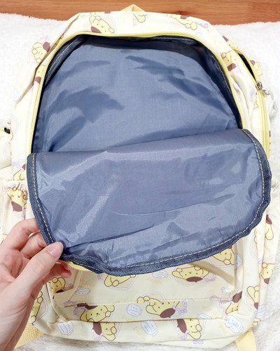 Mochila Escolar Sanrio + Cartuchera Sello Pin Regalo Kawaii Hello Kitty