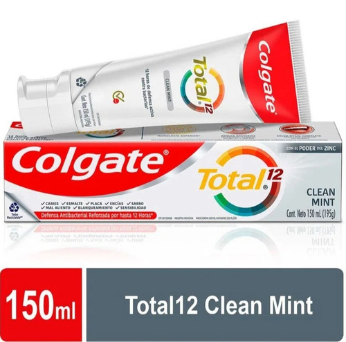 Pasta Dental Colgate Total 12 Clean Mint 193 Grs Poder Zing