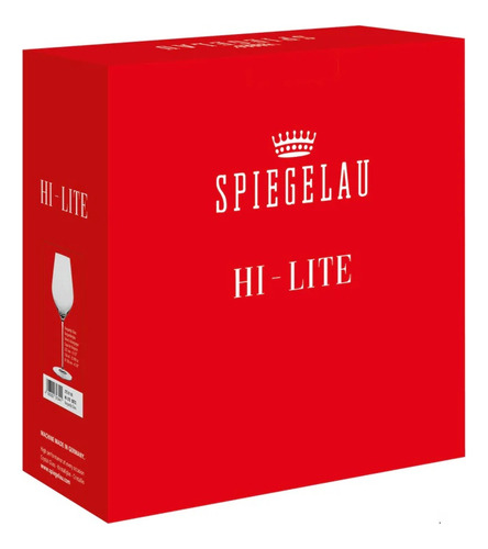 Set 2 Copas Hi-lite Burgundy Spiegelau