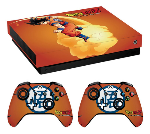 Skin Xbox One X Dragon Ball Z Kakarot Para Consola 