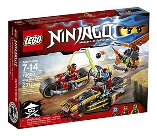 Set Juguete De Construcción Lego Ninjago Bike Chase 70600