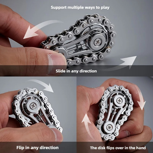 Fidget Spinner De Cadena De Bicicleta.