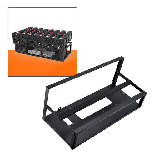 Aço 6/8 Gpu Estrutura Da Plataforma De Mineração Rack