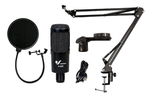 Venetian S-900 Kit Microfono Condensador Usb Estudio Podcast