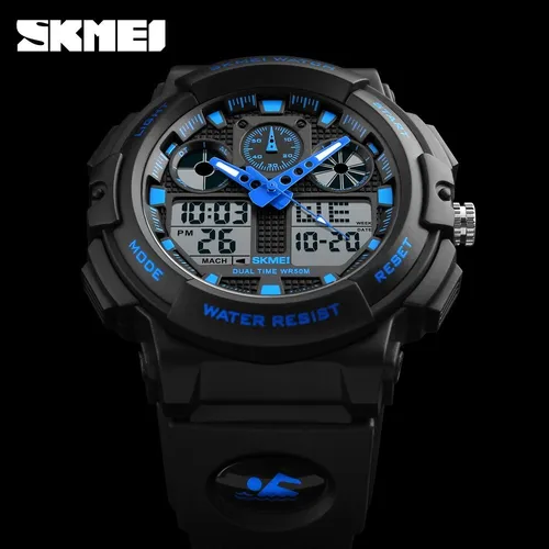 Reloj Skmei S Shock Sumergible Deportivo Dual Cronometro