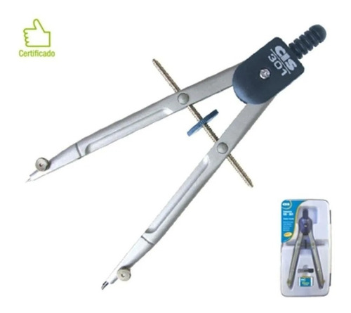 Compasso Técnico Cis 301 + Borracha + Mina