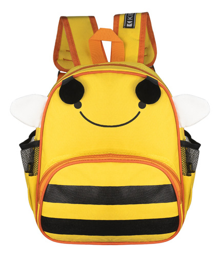 Mochila De Jardín Preescolar Nene Nena Unisex Diseño Abeja Kiburi 3112