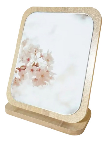 Espejo Rectangular Aesthetic De Madera