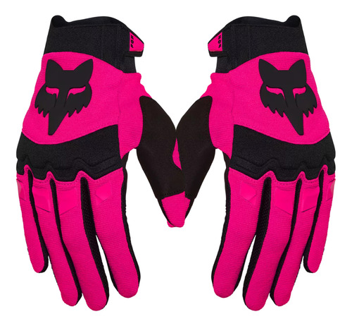 Guantes Fox Head Dirtpaw Downhill Enduro Mtb Bici Moto Bmx Color Rosa Chicle Talla Xl