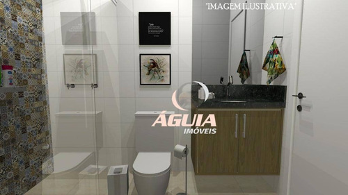 Imagem 7 de 18 de Cobertura Com 2 Dormitórios À Venda, 52 M² Por R$ 400.000,00 - Vila Eldízia - Santo André/sp - Co0829