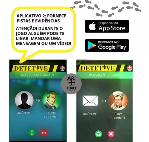 Jogo Tabuleiro Detetive Com Aplicativo Estrela