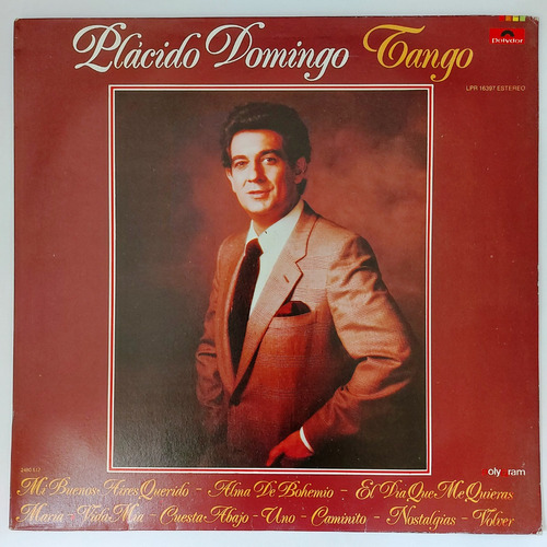 Placido Domingo - Tango     Lp