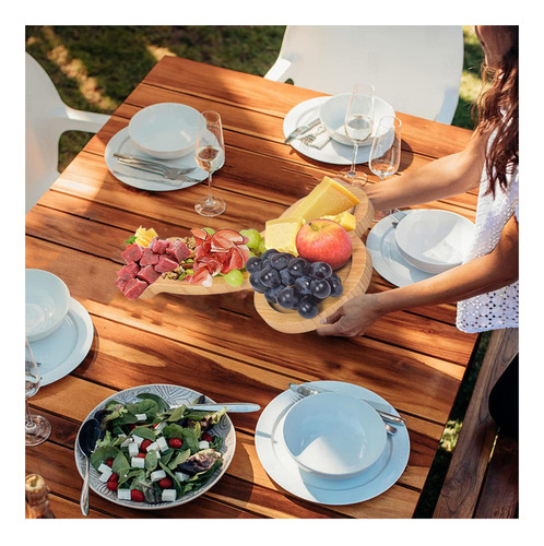 Tablero De Aperitivo Divertido, Tablero De Quesos Y Plato De