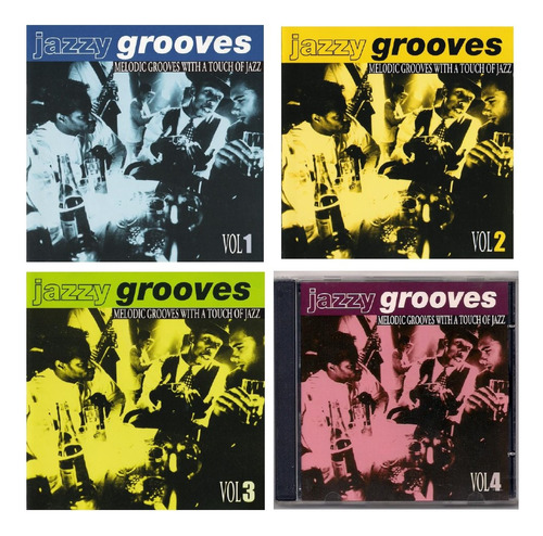 4 Cd Jazzy Grooves. Colección Completa. Jazz & Soul
