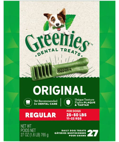 Greenies Dental Chews Regular Size Smart Treat Para Perros .