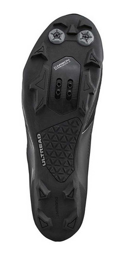 Imagem 2 de 5 de Sapatilha Shimano Mtb Xc7 Xc702 Preta Carbono C/ Sistema Boa