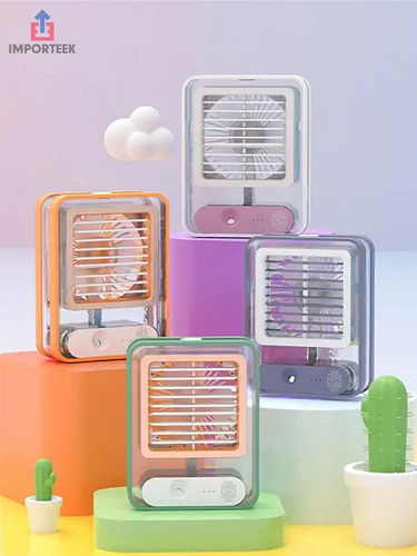 20pz Ventilador Humidificador Lampara Led Escritorio Recarga