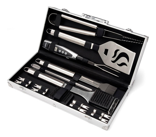 Kit De Utensilios P/ Barbacoa Cuisinart, 20 Piezas