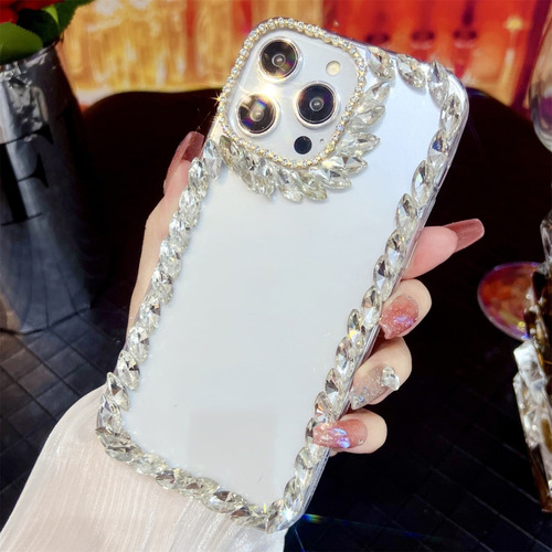 Funda De Teléfono For Moto G 8, 7, 6, 5, 4, 3, 2, 1 0, Diamantes De Imitación, Cristal Brillante, Purpurina Brillante,