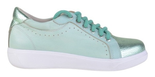 Imagen 1 de 5 de Zapatillas Zapatos De Cuero De Mujer Claxon - Ferraro