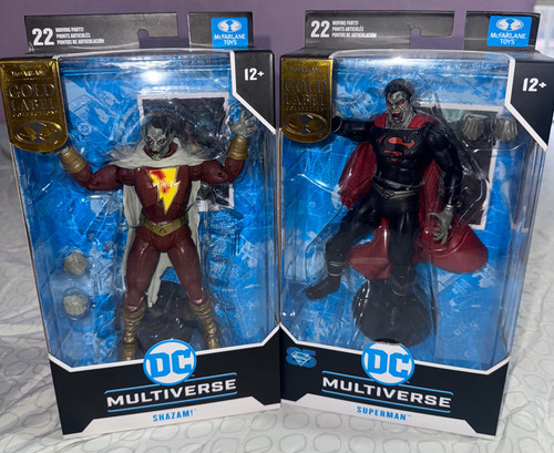 Dc Multiverse Superman (dc Vs. Vampires) Gold Label Shazam (Usado)