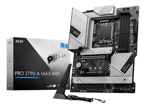 Placa Msi Pro Z790-a Max Wifi Ddr5 Atx Color Plateado