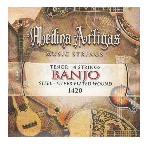 Encordado Medina Artigas 1420 Para Banjo Tenor