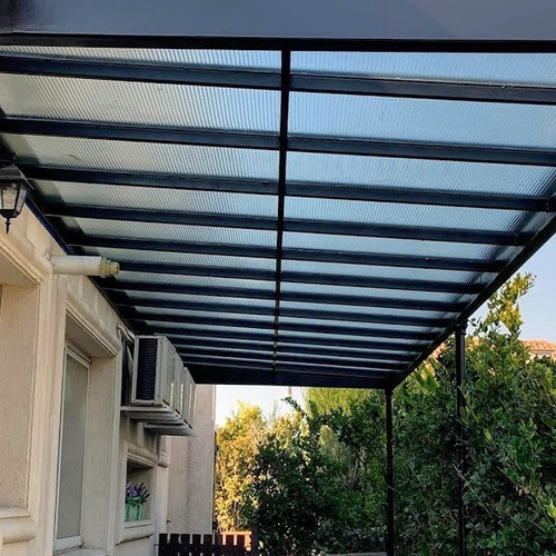 Pergola De Hierro Y Vidrio