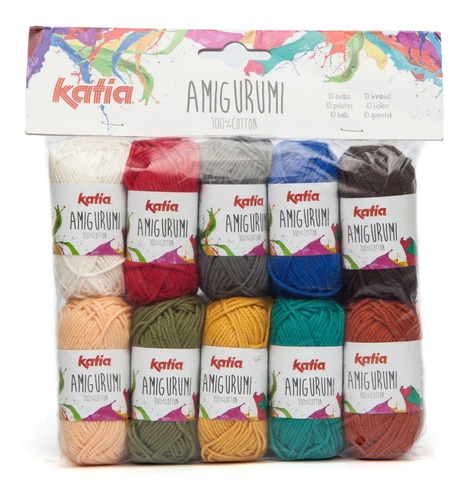 Set Amigurumi Katia 10 Ovillos De 10 Gramos