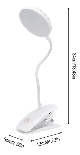 Lámpara De Escritorio P Clip Led De Almacenamiento Portátil