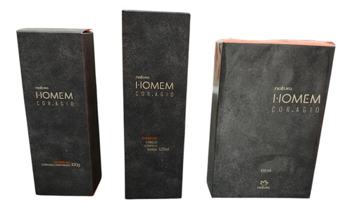 Kit Homen Coragio X3 Natura