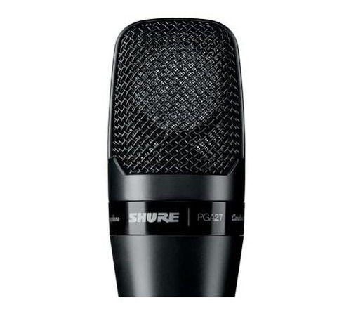 Micrófono Condensandor Shure Pga27 Sin Cable Con Estuche