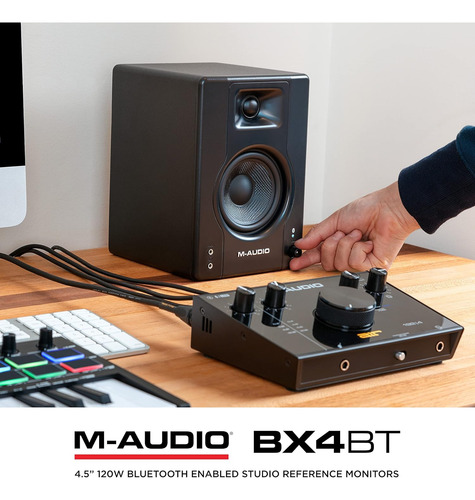 Monitores De Estudio M-audio Bx4bt 4.5 Y Altavoces De Pc ...