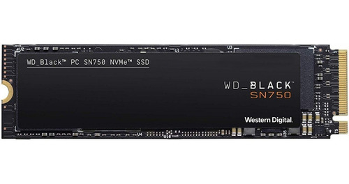 Ssd 1tb Wd Black Sn750 Nvme M.2 2280 Nand 3430 Mb/s Gamer