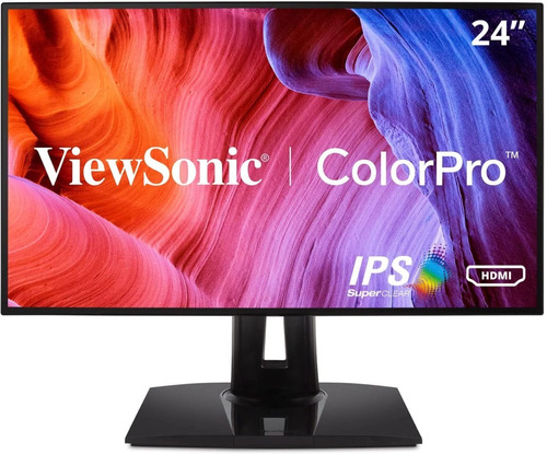 Viewsonic Vp2458 Monitor Pc Fhd 1080p Ultrawide 60 Hz 24 In