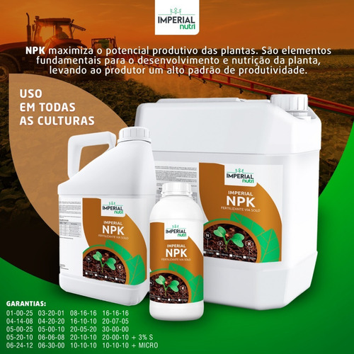 Npk 04-20-20 Adubo Liquido Concentrado 25l - Imperial Nutri