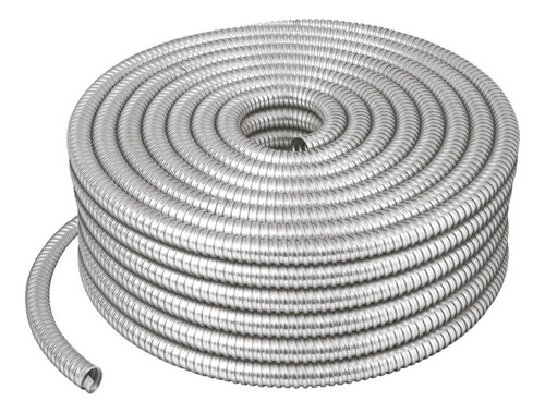 Tubo Flexible Conduit 1 Pulgada Acero Galvanizado 30 M