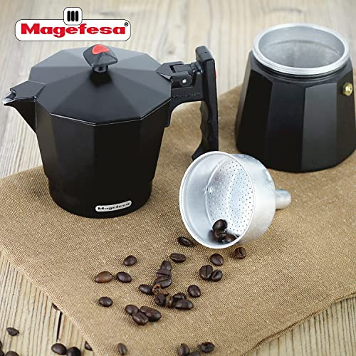 Cafetera Espresso De Aluminio Extra Grueso, Estufa, Col...