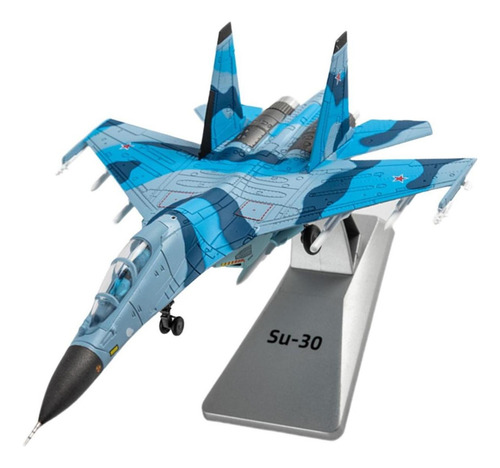 Diecast 1/100 Scale Aircraft Su-30 Fighter Coleccionables