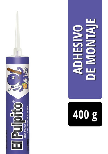 Imagen 2 de 2 de El Pulpito® - Adhesivo De Montaje - Cartucho 400g