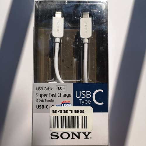 Cable Tipo C Fast Charge Sony Original