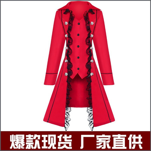Vestido Medieval Para Mujer, Disfraz De Pirata Steampunk, Disfraz De Encaje