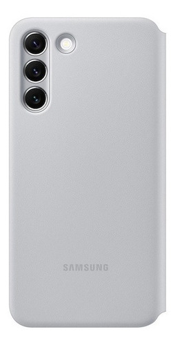 Funda Samsung Para Galaxy S22+ Smart Led View Cover Gris Liso