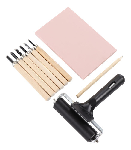 Kit De Herramientas Para Hacer Sellos De Goma, Varios Cuchil