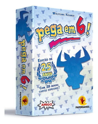 Pega Em 6 + Sleeves - Jogo De Cartas Papergames